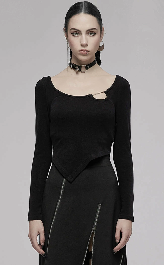 Punk Rave Love Bites Asymmetrical Top 3 Punk Rave Love Bites Asymmetrical Top