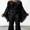 Killstar Clothing Lucifuge Bell Bottoms