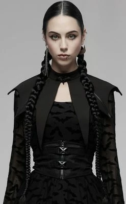 Punk Rave Clothing Lucretia Batwing Collar