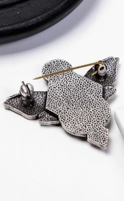 Gothic Jewellery Lunar Geometry Brooch