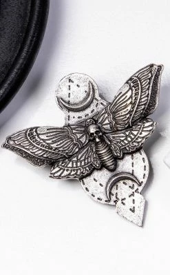 Gothic Jewellery Lunar Geometry Brooch