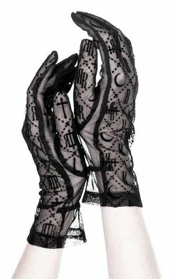 Restyle Luxurious Goth Gloves Accessories