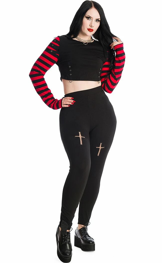 Banned Apparel Lycoris Top | Red Clothing 5 Banned Apparel Lycoris Top | Red Clothing