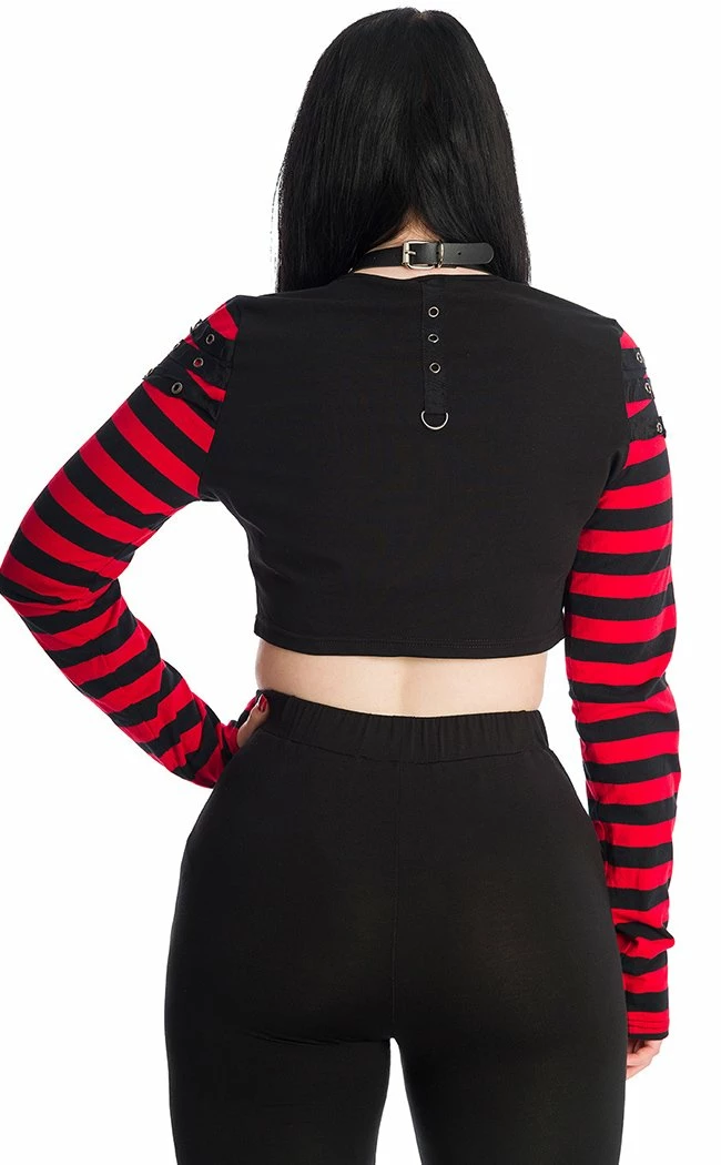 Banned Apparel Lycoris Top | Red Clothing 6 Banned Apparel Lycoris Top | Red Clothing