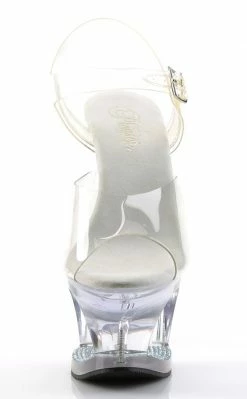 Pleaser MOON-708DM Clear Heels