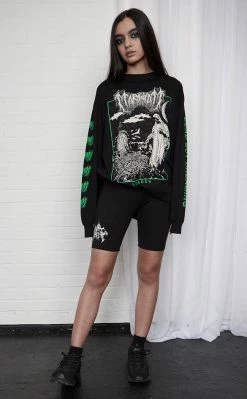 Mary Wyatt Clothing MW Metal High Waist Legging Shorts