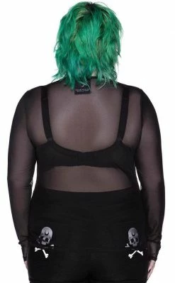 Killstar Madeline Mesh Top Clothing 12 Killstar Madeline Mesh Top Clothing
