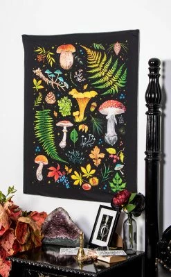 Drop Dead Gorgeous Home Decor Magic Mushroom Tapestry
