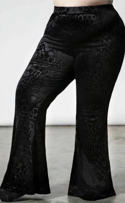 Killstar Magick Mourning Velvet Flares