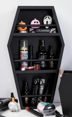 The Haunted Mansion Makeup Mausoleum Coffin Shelf Organiser Home & Gifts