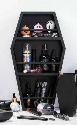 The Haunted Mansion Makeup Mausoleum Coffin Shelf Organiser Home & Gifts