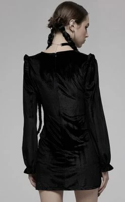 Punk Rave Clothing Malice Velvet Mini Dress