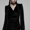 Punk Rave Clothing Malice Velvet Mini Dress