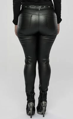 Punk Rave Clothing Marcia Biker Trousers | Plus Size
