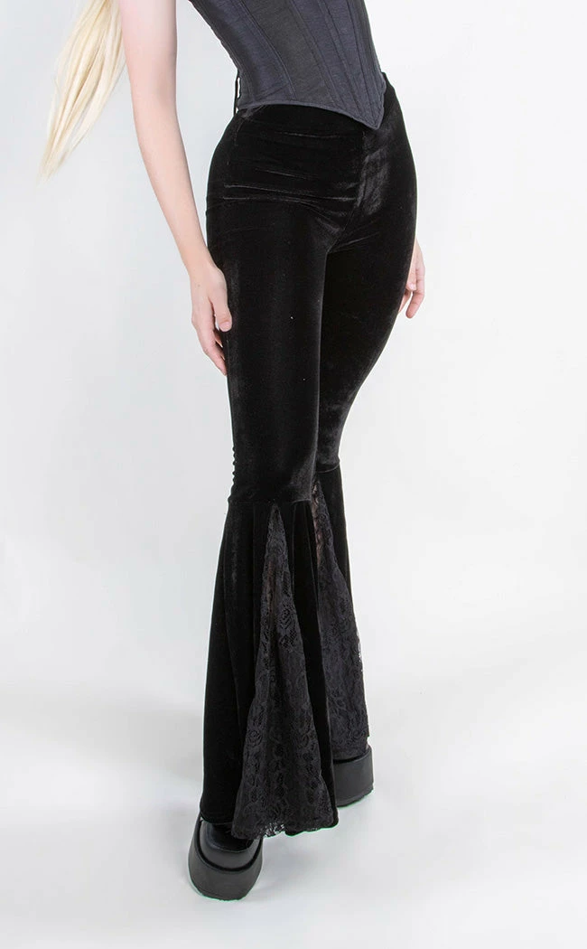 Killstar Clothing Marisol Velvet Bell Bottoms 13 Killstar Clothing Marisol Velvet Bell Bottoms