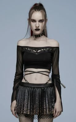 Punk Rave Mariya Bardot Top