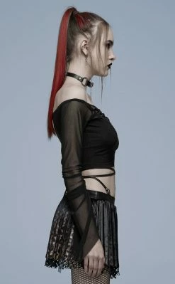 Punk Rave Mariya Bardot Top