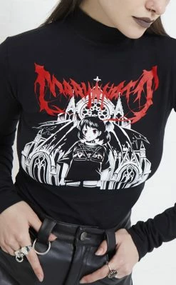 Mary Wyatt Clothing Marta High Neck Top