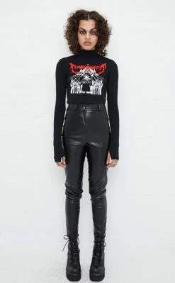 Mary Wyatt Clothing Marta High Neck Top