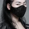 Punk Rave New Arrivals Melodrama Face Mask | Black