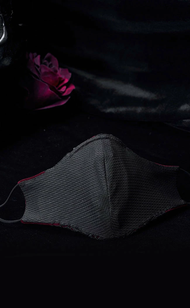 Punk Rave New Arrivals Melodrama Face Mask | Red 6 Punk Rave New Arrivals Melodrama Face Mask | Red