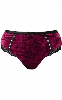 Killstar Mercy Lace Panty | Blood
