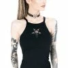 Restyle Mesh Pentagram Tank Clothing