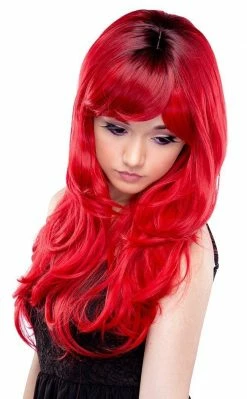 Rockstar Wigs Michonne Fire Engine Red Wig