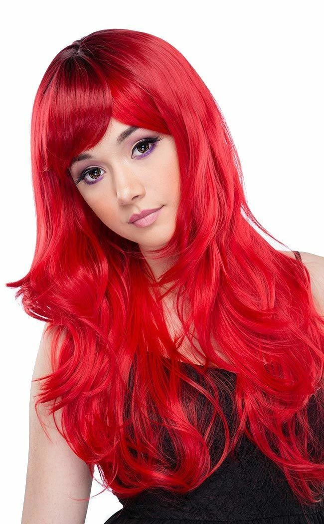 Rockstar Wigs Michonne Fire Engine Red Wig 3 Rockstar Wigs Michonne Fire Engine Red Wig