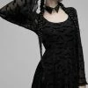 Punk Rave Clothing Mina Flocked Dress