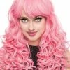 Rockstar Wigs Beauty Mischief Bubblegum Pink Curly Pigtail Wig