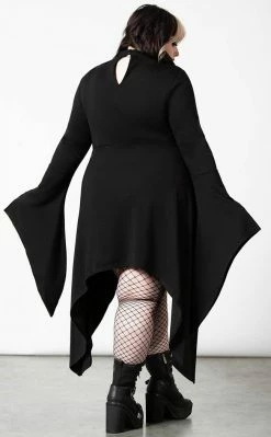 Killstar Mistress Mercury Long Sleeve Dress Clothing