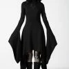Killstar Mistress Mercury Long Sleeve Dress Clothing 1 Killstar Mistress Mercury Long Sleeve Dress Clothing