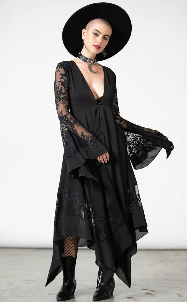 Killstar Misty Night Maxi Dress 8 Killstar Misty Night Maxi Dress