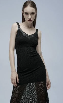 Punk Rave Clothing Monday Lace Slip Dress