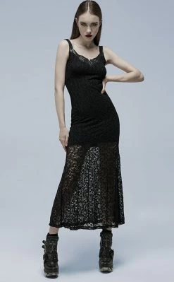 Punk Rave Clothing Monday Lace Slip Dress