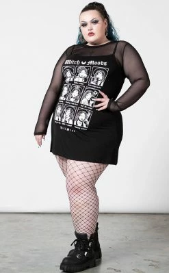 Killstar Moody 2 Layer Dress Clothing