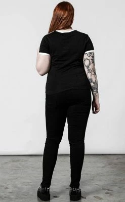 Killstar Clothing Moody V Neck T-Shirt