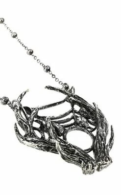 Restyle Moon Antler Necklace | Silver Accessories