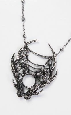 Restyle Moon Antler Necklace | Silver Accessories