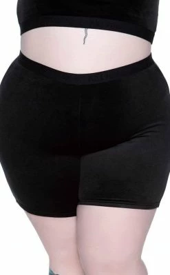 Killstar Clothing Moon Cycle Bike Shorts | Black