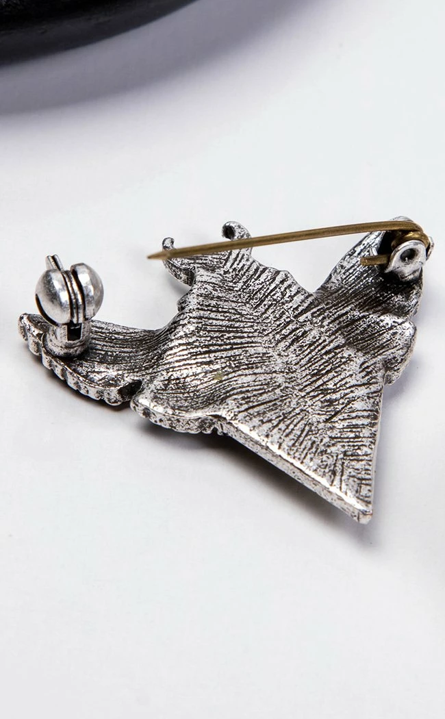 Gothic Jewellery Moonbathing Brooch 5 Gothic Jewellery Moonbathing Brooch