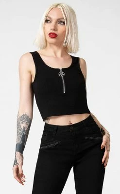 Killstar Clothing Mortem Rib Top
