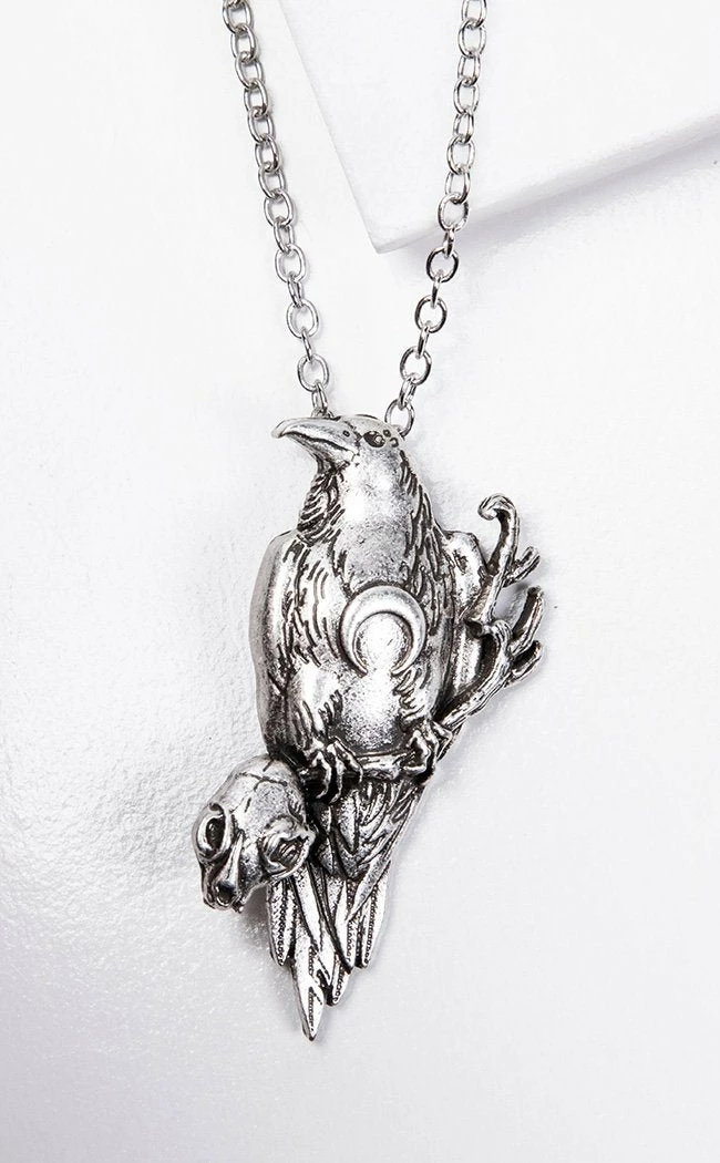 Gothic Jewellery Muninn Necklace Accessories 5 Gothic Jewellery Muninn Necklace Accessories