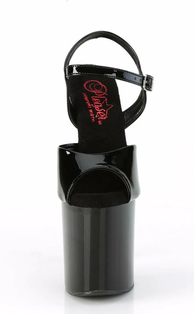 Pleaser NAUGHTY-809 Black Patent Heels 4 Pleaser NAUGHTY-809 Black Patent Heels