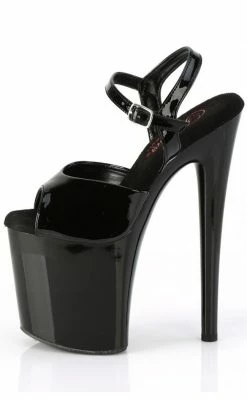 Pleaser NAUGHTY-809 Black Patent Heels 9 Pleaser NAUGHTY-809 Black Patent Heels