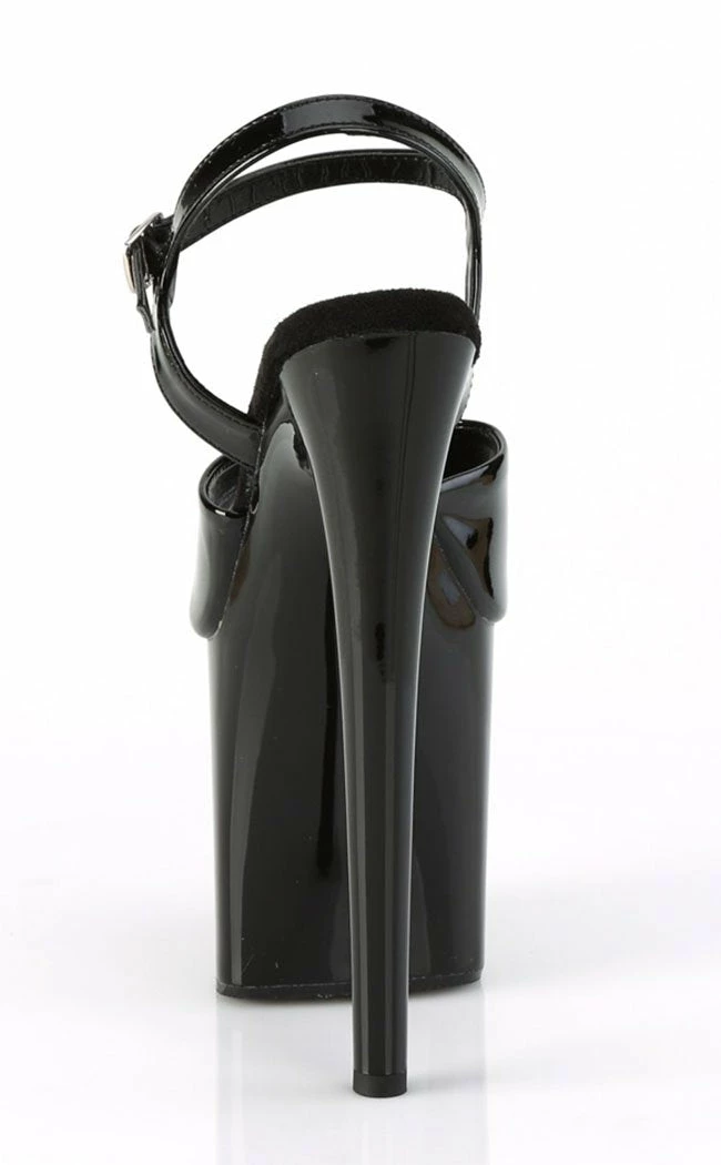 Pleaser NAUGHTY-809 Black Patent Heels 6 Pleaser NAUGHTY-809 Black Patent Heels