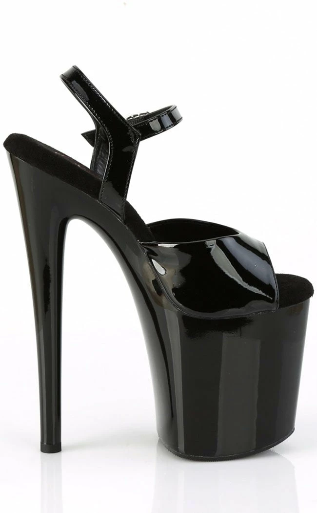 Pleaser NAUGHTY-809 Black Patent Heels 7 Pleaser NAUGHTY-809 Black Patent Heels