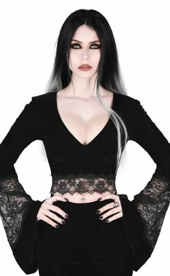 Killstar Clothing Naomi Long Sleeve Top