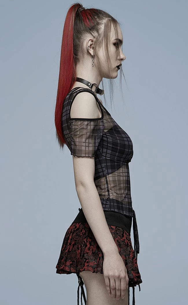 Punk Rave Nemesis Mesh Top Clothing 5 Punk Rave Nemesis Mesh Top Clothing